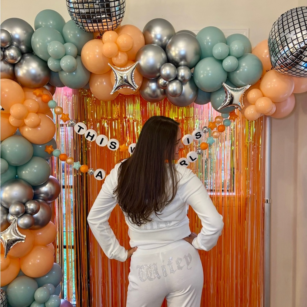 Juicy Couture "Wifey" Bedazzled Tracksuit Set